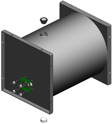 TANK 30 LTR FOR FE 40 TIPPING VALVE