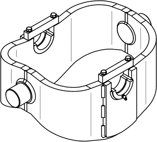 CARDANRING VOOR TELESCOOPCILINDER (38 TON)